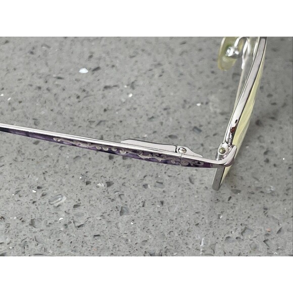 LAURA ASHLEY EYEGLASSES Frames ONLY Madge Plum 54-16-130 FLEX HINGE full rim - Picture 10 of 10